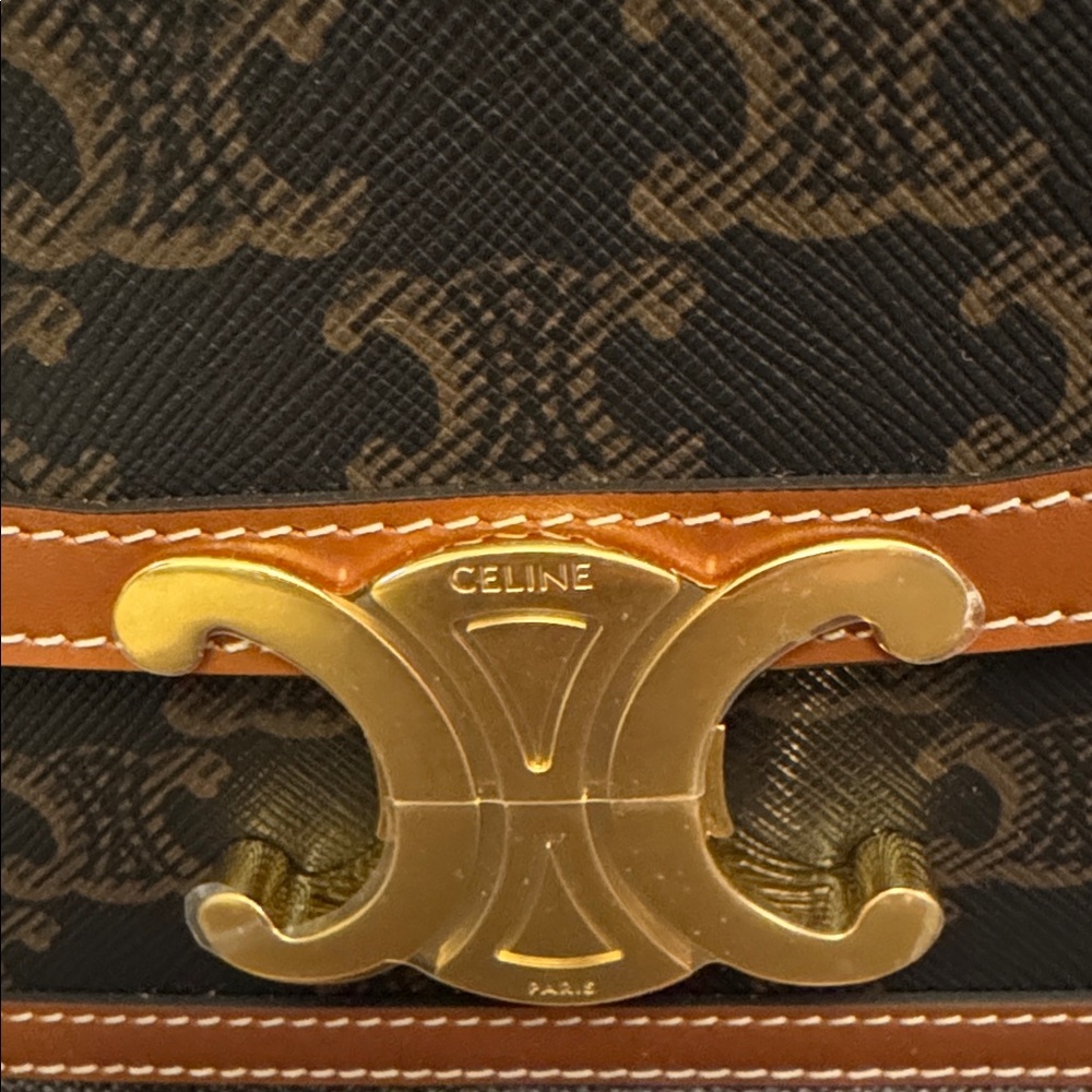 Celine Black and Brown Crossbody Bag - Picture 2 of 7